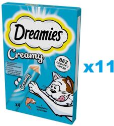 Dreamies Creamy snack cremos pentru pisici 44x10 g cu somon