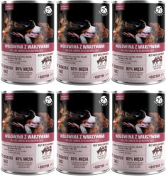 Pet Republic PetRepublic bucăți în sos cu carne de vită și legume 6x1250g