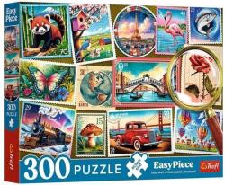 Trefl 300 db-os XXL puzzle - Easy Piece - Bélyeggyűjtemény (23100) (23100)
