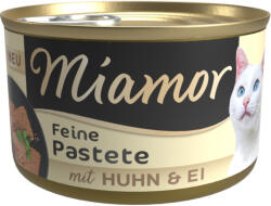 Miamor 24x85g Miamor pástétom tojás & csirke kacsa nedves macskatáp