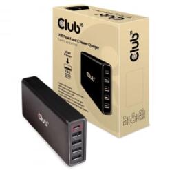 Club 3D CLUB3D 5 portos USB töltő fekete (CAC-1903EU)