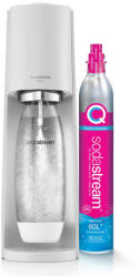 SodaStream TERRA CQC szódagép, fehér + ajándék szörp