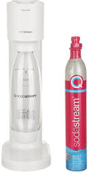 SodaStream GAIA CQC szódagép, fehér + ajándék szörp