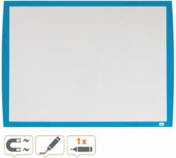 Nobo Tabla NOBO Joy, plastic, 43x58.5cm, magnetica, include marker, burete si magneti, alb, rama albastra (NB-2104176)