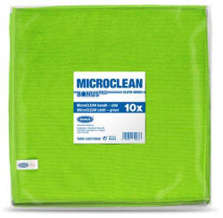 Bonus Törlőkendő, univerzális, 10 db, 32x32 cm, BONUS MicroCLEAN, zöld (KHT1297)