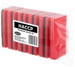 Bonus Mosogatószivacs, extra nagy, 5 db, BONUS, piros (KHT1320) (KHT1320)