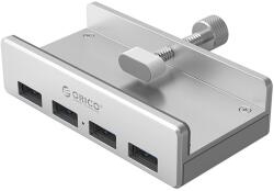 ORICO MH4PU Hub Clamp-Mounted 4x USB-A 3.0 - Ezüst