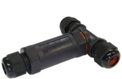 OPTONICA 3 utas T-alakú kötődoboz reflektorokhoz 1, 5mm2 IP68 6642 (6642)