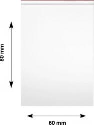 Clarina Pungi ziplock Clarina, 60 x 80 mm, 100/set ZIP-6080