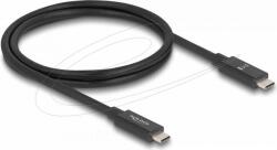 Delock Кабел E-Marker USB-C, 80 Gbps, 16K 60 Hz, PD 3.1 240 W, 1 m, черен (DELOCK-81211) - cybertrade