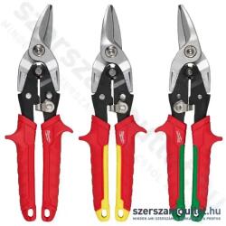 Milwaukee Lemezvágó olló készlet 3 részes (4932499020) (4932499020)