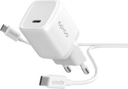 Epico 30 W PD Charger Bundle with USB-C to USB-C Cable 1, 2 m - fehér
