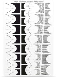 Moyra Körömdíszítő Nyomdalemez Sablon 132 - Franciaköröm