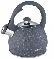Kinghoff KH-1405 Teáskanna, Sípszóval - Szürke Gránit Mintás, 2.0L