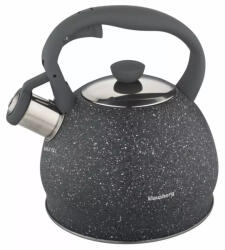 Klausberg KB-7321 Teáskanna, Sípszóval, Sötétszürke Gránit Mintás, 2.0L
