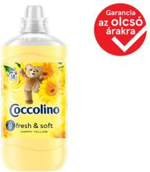 Coccolino Fresh & Soft Happy Yellow öblítőkoncentrátum 58 mosás 1450 ml - bevasarlas