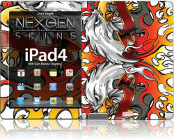Nexgen Skins 3D hatással iPad 2/3/4 Iron Eagle 3D készülékhez (IPAD40009) (160659)
