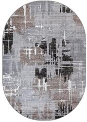 Delta Carpet Covor Oval, 80 x 150 cm, Gri / Maro, Mira 24037/123 (MIRA-24037-123-O-0815) Covor
