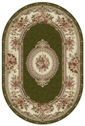 Delta Carpet Covor Oval, 200 x 300 cm, Verde / Crem, Model Floral Lotos (LOTUS-571-310-O-23) Covor