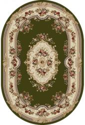 Delta Carpet Covor Oval, 60 x 110 cm, Crem / Verde, Lotos 575-310 (LOTUS-575-310-O-0611) Covor