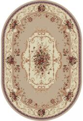 Delta Carpet Covol Oval, 60 x 110 cm, Bej / Crem, Lotos 507 (LOTUS-507-100-O-0611) Covor