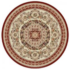 Delta Carpet Covor Rotund, 150 x 150 cm, Grena, Lotos 539/120 (LOTUS-539-120-O-1515) Covor