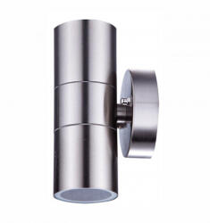 OMU Lighting SPK-GU10-IP54-H2-SS 2xGU10 spot kültéri fali lámpatest rozsdamentes acél inox henger (SPK-GU10-IP44-H2-SS)