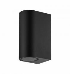 OMU Lighting SPK-GU10-IP54-K2-F 2xGU10 spot kültéri fali lámpatest íves fekete fel-le világít (SPK-GU10-IP54-K2-F)