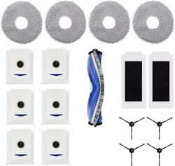  Mobil kefe-, szűrő- és felmosószett Ecovacs Omni T30-hoz, 17 db (set ecovacs omnit T30 19 pcs)