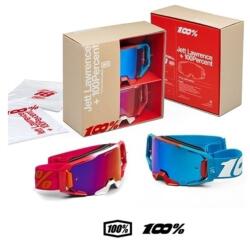  100% ARmatic Jett Lawrence LE motocross szemüveg szett rózsaszín-kék