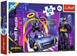 Trefl 17400 - DC Batwheels - Batman és járművei - 60 db-os puzzle (17400)