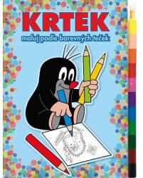 Giochi Preziosi Pictează după puncte de culoare A5 + creion MAXI - Mole 2 (AK8797) Carte de colorat