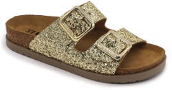  0Ft kiszállítás! Leon Comfortstep 7011 arany női bőr papucs 36-41 -Birkenstockhoz hasonlatos talppal