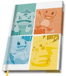 Abysse Corp Agenda ABYstyle Games: Pokemon - Kanto Starters, format A5 (ABYNOT149)