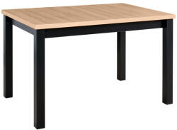 MIXI 5 bővíthető étkezőasztal 120-150x80 - sonoma tölgy/fekete (1000093328)