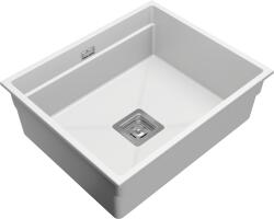 Gamma Decor 6050, 1 rekeszes gránit mosogató 600x500x220 mm, fehér, GMA-ZLE000113 (GMA-ZLE000113)