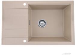 Gamma Modern 8010, 1 rekeszes gránit mosogató 800x500x210 mm, bézs, GMA-ZM-8010-B (GMA-ZM-8010-B)