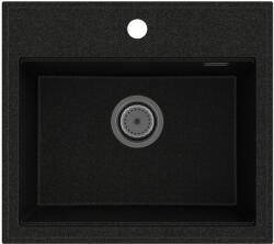Gamma Modern 5055, 1 rekeszes gránit mosogató 560x500x210 mm, fekete arany pöttyökkel, GMA-ZM-55-GD (GMA-ZM-55-GD)