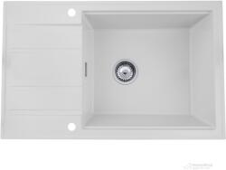 Gamma Modern 8010, 1 rekeszes gránit mosogató 800x500x210 mm, fehér, GMA-ZM-8010-WH (GMA-ZM-8010-WH)