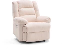  Relax fotelágy elektromosan dönthető, lábtartóval, bézs zsenília szövet (JN-D8053A51)