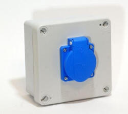 TP Electric SZERELT DOBOZ 1x 2P+F (JG-1-1220)