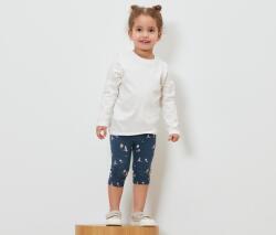 Tchibo 5 db 3/4-es leggings gyerekeknek, tengerész stílusú 1x szürkéskék, 1x szürkéskék-fehér csíkos, 1x tengerészkék, 1x piros, 1x tengerészkék, többszínű nyomott mintával 50/56