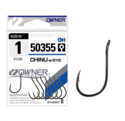 Owner Hooks Chinu with Eye horog, 1, 9 db (O50355-1)