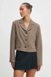 Abercrombie & Fitch zakó barna, mintás, egysoros gombolású, KI144-4154 - barna XL