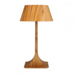 Accord Lighting Veioza Nostalgia QN-NOSTALGIA-TL-M-TEAK, 1xE27, H53cm, lemn de tec (QN-NOSTALGIA-TL-M-TEAK)