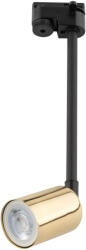 TK Lighting 1xGU10 sínes lámpatest fekete/arany TK Lighting (ELM 4920)