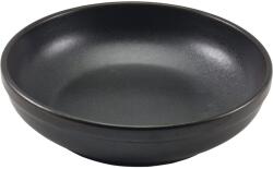 GenWare Bol din porțelan, înălțime: 58 mm, ø: 225 mm, negru Castron