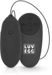 LUV EGG - носимо акумулаторно, безжично вибриращо яйце (черно)