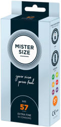 MISTER SIZE - тънък презерватив - 57 мм - 10 броя - desirel