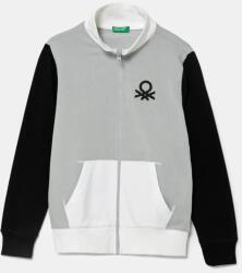 Benetton gyerek melegítőfelső pamutból szürke, sima, 3J68C501B - szürke 168